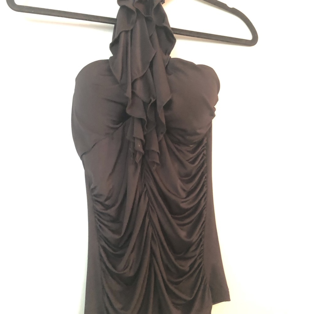 Mulata Black Ruffle Halter S - Picture 4 of 4